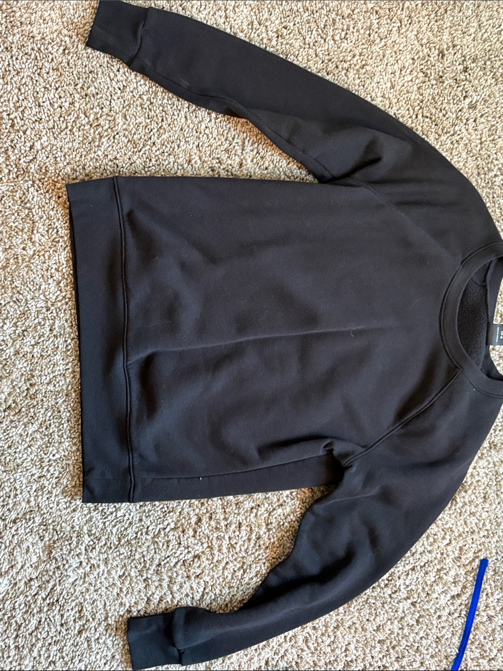 Black Crewneck Sweatshirt - Classic Pullover